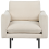 Beliani Armchair VINTERBRO Fabric Light Beige 5