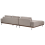 Beliani Corner Sofa 4 Seater MARIFERD Fabric Light Brown Right Hand 2