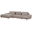 Beliani Corner Sofa 4 Seater MARIFERD Fabric Light Brown Right Hand 5
