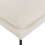 Beliani Ottoman VINTERBRO Fabric Light Beige 5
