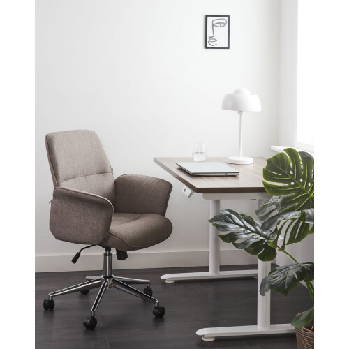 Beliani Office Chair RAVISHING Brown 1