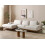 Beliani Corner Sofa 4 Seater MARIFERD Fabric Light Beige Right Hand 2