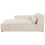 Beliani Modular Corner Sofa 3 Seater HELLNAR Velvet Light Beige Right Hand 4