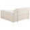 Beliani Left-Hand Chaise Longue HELLNAR Velvet Light Beige 3