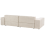 Beliani Modular Corner Sofa 3 Seater HELLNAR Velvet Light Beige Right Hand 8