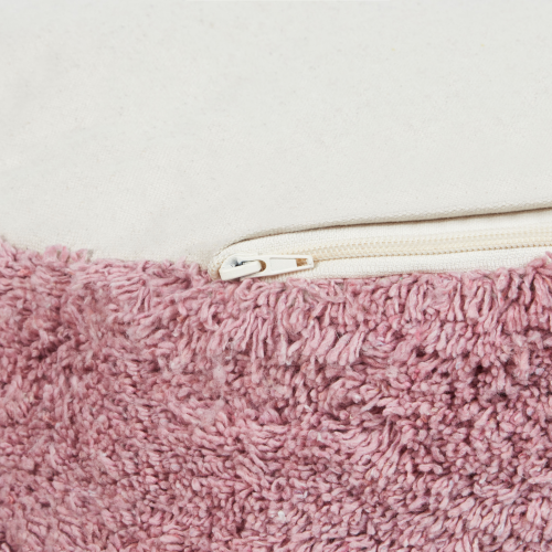 Beliani Pouffe KANDHKOT Cotton Pink 1