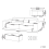 Beliani Modular Sofa 2 Seater HELLNAR with Ottoman Velvet Light Beige 6