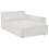 Beliani Left-Hand Chaise Longue HELLNAR Boucle Off-White 5
