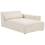 Beliani Left-Hand Chaise Longue HELLNAR Velvet Light Beige 2