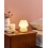 Beliani Table Lamp LOBO Glass Green 4
