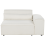 Beliani Corner Seat HELLNAR Left Hand Off-White Boucle 4