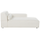 Beliani Left-Hand Chaise Longue HELLNAR Boucle Off-White 4
