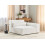 Beliani Corner Seat HELLNAR Left Hand Off-White Boucle 2