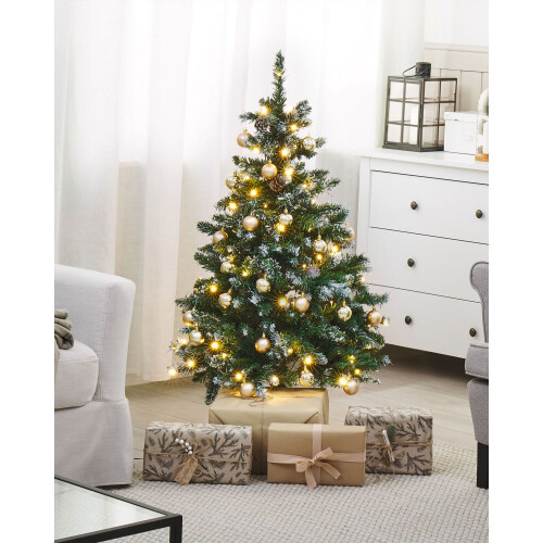Beliani Artificial Christmas Tree LED PALOMAR 120 cm Dark Green 1