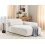 Beliani Left-Hand Chaise Longue HELLNAR Boucle Off-White 2