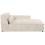 Beliani Modular Corner Sofa 3 Seater HELLNAR Velvet Light Beige Left Hand 4