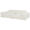 Beliani Modular Sofa 2 Seater HELLNAR Off-White Boucle 7