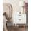 Beliani 2 Drawer Bedside Table SOHO White 2