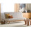 Beliani Sofa Bed 2 Seater KALFAFEL Fabric Beige 2