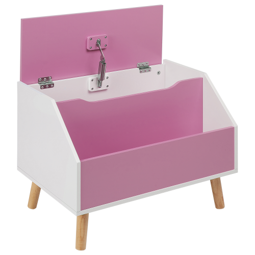 Beliani Toy Box CASPER 43 cm Pink 1