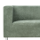 Beliani Sofa 3 Seater FLORO Chenille Light Green 6