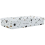 Beliani Countertop Basin NULES 610 x 350 mm Ceramic Terrazzo Effect White 2