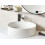 Beliani Countertop Basin TEBAR  400 mm Ceramic White 2