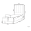 Beliani Adjustable Bed Fabric CASTELLAN 80 x 200 cm (EU Small Single) Light Beige 3