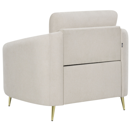 Beliani Armchair TROSA Fabric Light Beige 2
