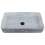Beliani Countertop Basin ARTAJ 610 x 350 mm Ceramic Grey Concrete Effect 5