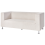 Beliani Sofa 3 Seater FLORO Chenille Off-White 4