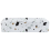 Beliani Countertop Basin NULES 510 x 340 mm Ceramic Terrazzo Effect White 5