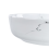 Beliani Countertop Basin HOPI  420 mm Ceramic White Marble 5