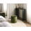 Beliani Pouffe COROLLA Velvet Olive Green 4