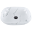 Beliani Countertop Basin HOPI 470 x 340 mm Ceramic White Marble 5