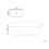 Beliani Countertop Basin HOPI 470 x 340 mm Ceramic White Marble 3