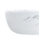 Beliani Countertop Basin HOPI 470 x 340 mm Ceramic White Marble 6