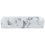Beliani Countertop Basin IPALA 620 x 350 mm Ceramic White Marble 4
