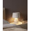 Beliani Table Lamp ARAPEY Papier-Mâché White 2
