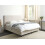 Beliani Adjustable Bed Fabric CASTELLAN 180 x 200 cm (Super King) Light Beige 3