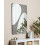 Beliani Wall Mirror ORMES 70 cm 110 cm Grey 2