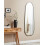 Beliani Wall Mirror DARNETS 45 cm 160 cm Metal Black 2