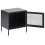 Beliani Bedside Table OSSETT Metal Black 4