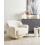 Beliani Armchair LEJRE Fabric Light Beige 2