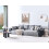 Beliani Sofa 4 Seater TORPO Fabric Grey 2