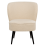 Beliani Armchair VOSS Boucle Light Beige 6