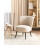 Beliani Armchair VOSS Boucle Light Beige 2