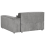 Beliani Left-Hand Chaise Longue HELLNAR Fabric Grey 5