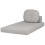 Beliani Single Sofa Bed OLDEN Fabric Light Grey 3