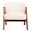 Beliani Armchair SKEI Boucle White 5